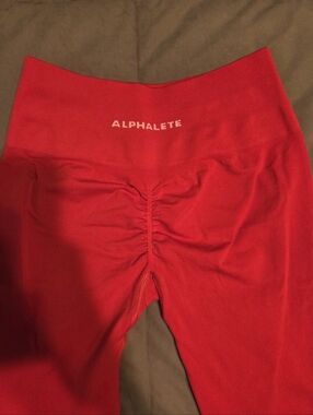 Alphalete Women’s Bright Red High-Waist Jeggings
